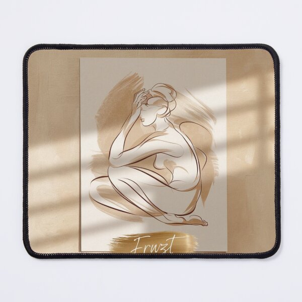 Item preview, "Whispers of Grace – Elegant Nude Wall Art in Soft Tones" designed and sold by Fruzbt.