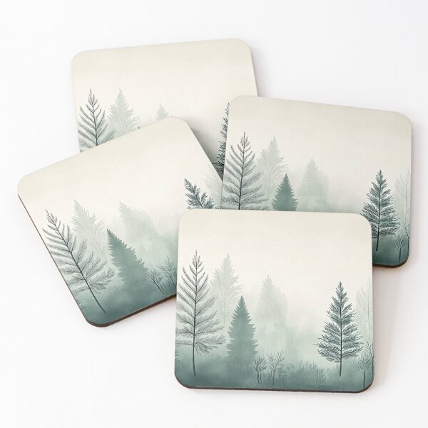 Item preview, Scandinavian Abstract Forest of Trees 1 designed and sold by SparroCreative.