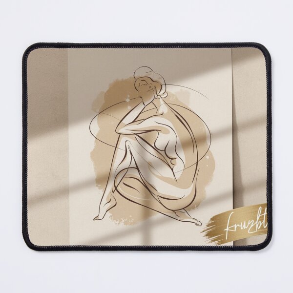 Item preview, "Whispers of Grace – Elegant Nude Wall Art in Soft Tones" designed and sold by Fruzbt.