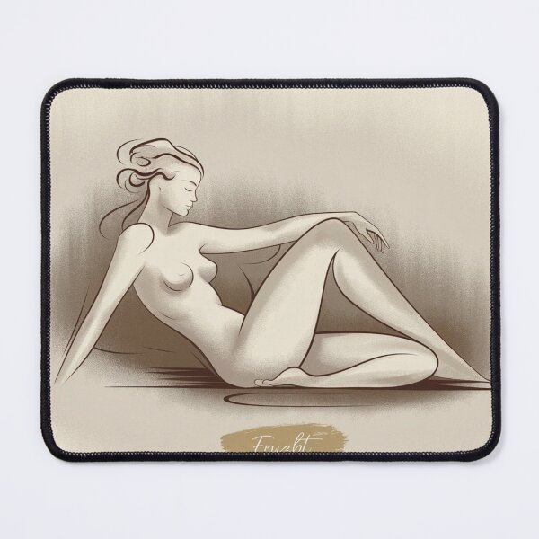 Item preview, "Whispers of Grace – Elegant Nude Wall Art in Soft Tones" designed and sold by Fruzbt.