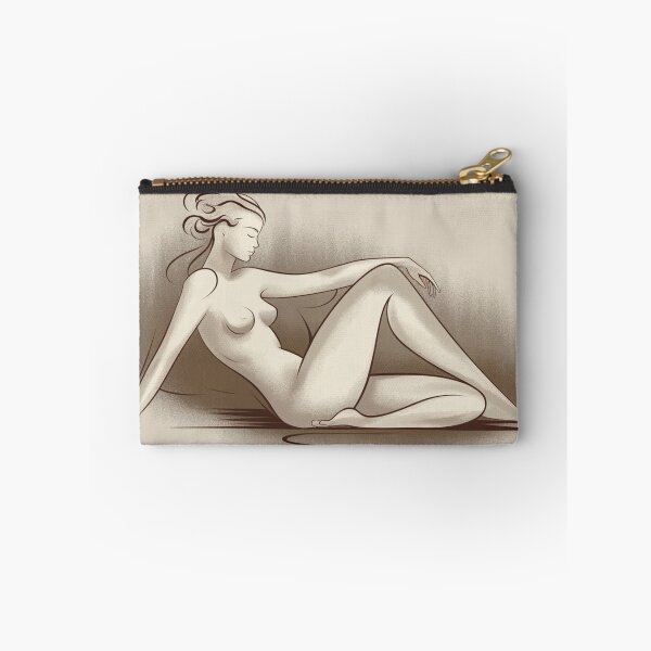 Item preview, "Whispers of Grace – Elegant Nude Wall Art in Soft Tones" designed and sold by Fruzbt.
