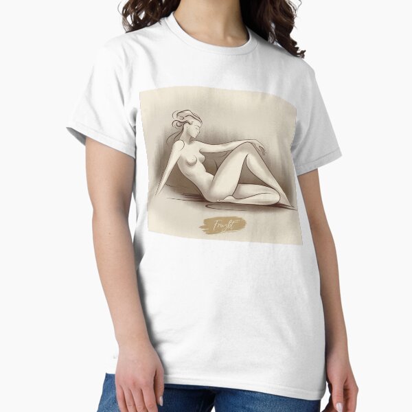 Item preview, "Whispers of Grace – Elegant Nude Wall Art in Soft Tones" designed and sold by Fruzbt.