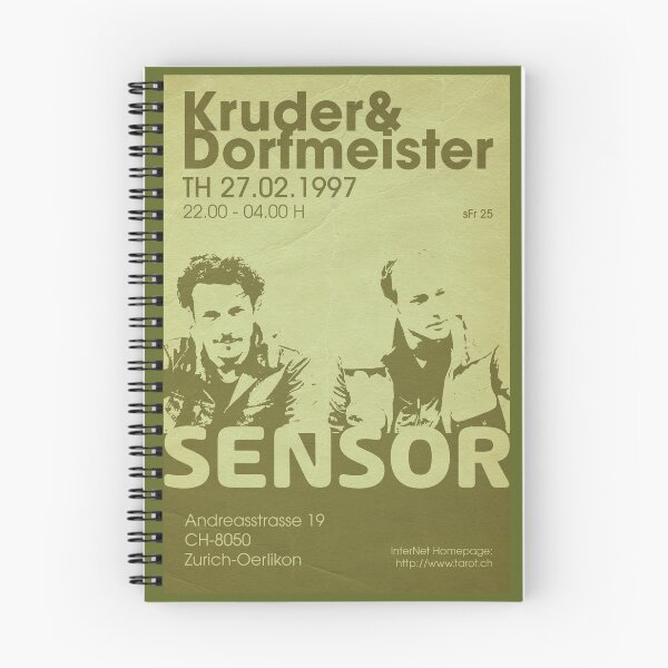 Item preview, Kruder & Dorfmeister en Sensor Zurich 1997 designed and sold by Lick-Design.