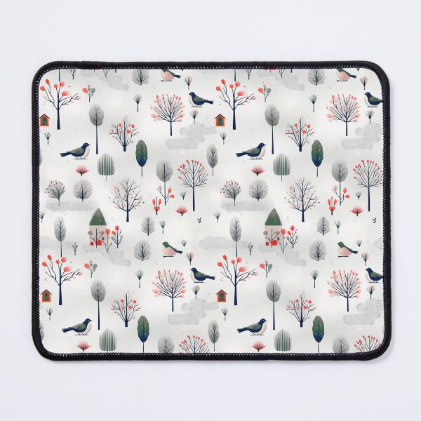 Item preview, Birds winterland designed and sold by Alessandro Remo Mazzoni Remotextiles.