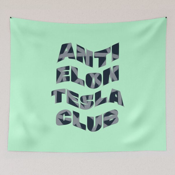 Item preview, Anti Elon Tesla Club #23 designed and sold by creativerooney.