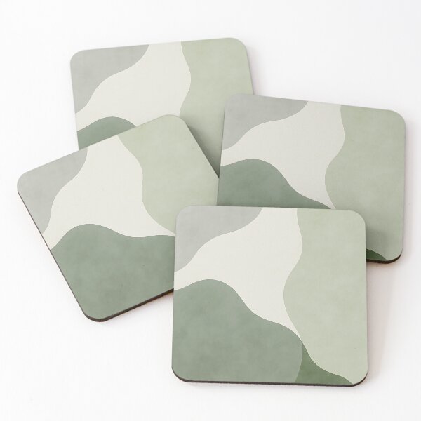 Item preview, Green minimalist abstract art designed and sold by Postermagasinet.