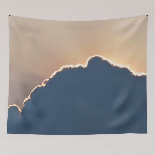 Item preview, Golden Sunset Rays Behind Dramatic Clouds designed and sold by Glam-OOTD.