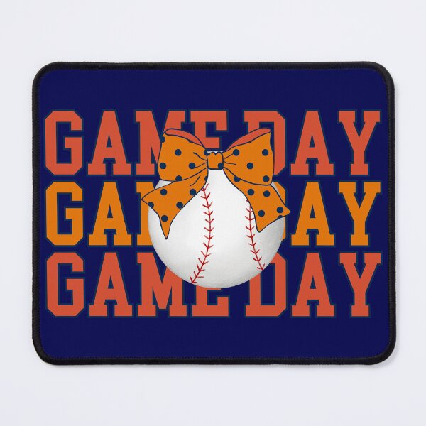 Item preview, Baseball Game Day Houston Navy Orange and White designed and sold by Not A Typical  Teacher.