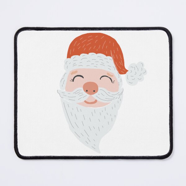 Item preview, Smiling Santa Head hand drawn for Christmas designs designed and sold by Jdawnink.
