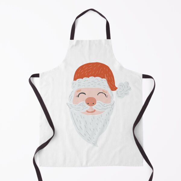 Item preview, Smiling Santa Head hand drawn for Christmas designs designed and sold by Jdawnink.