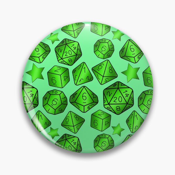 Item preview, Green dice set designed and sold by Cthulhu loves crafts.