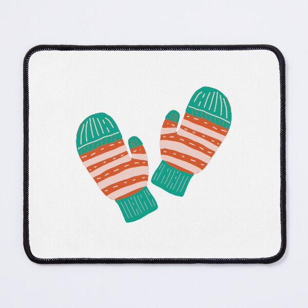 Item preview, Set of mittens hand drawn for Christmas designs designed and sold by Jdawnink.