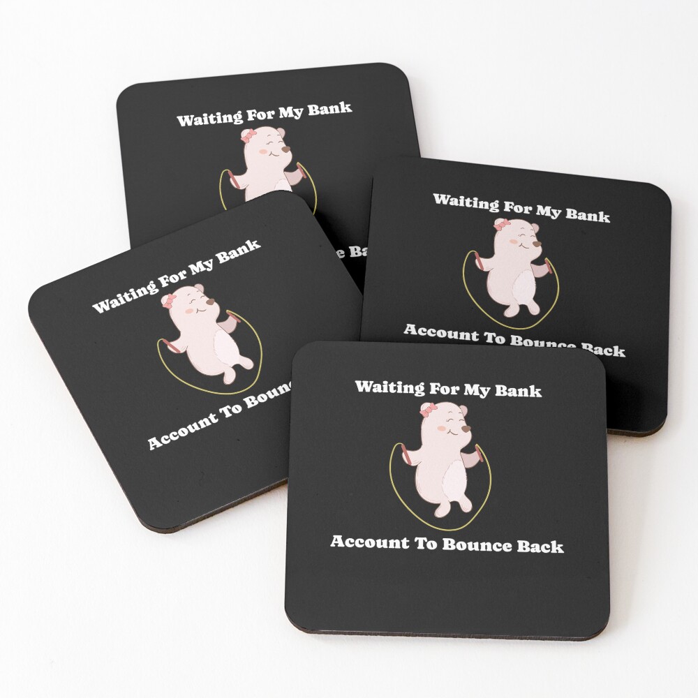 Item preview, Coasters (Set of 4) designed and sold by PandaInkLab.