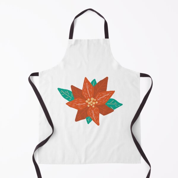 Item preview, Poinsettia flower hand drawn for Christmas designs designed and sold by Jdawnink.