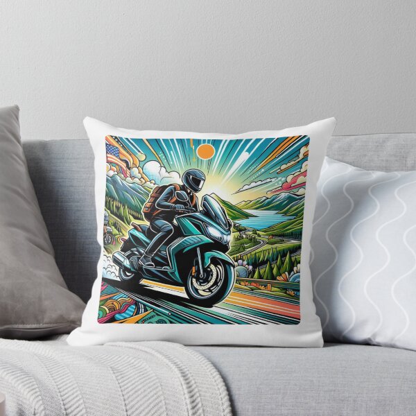 Item preview, Matic Motorbike Touring Adventure AI Art – Ideal for Bikers, Road Trip Lovers & Travel-Themed Clothing and Accessories designed and sold by knalpot-design.