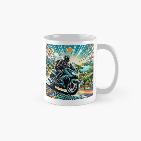 Item preview, Matic Motorbike Touring Adventure AI Art – Ideal for Bikers, Road Trip Lovers & Travel-Themed Clothing and Accessories designed and sold by knalpot-design.