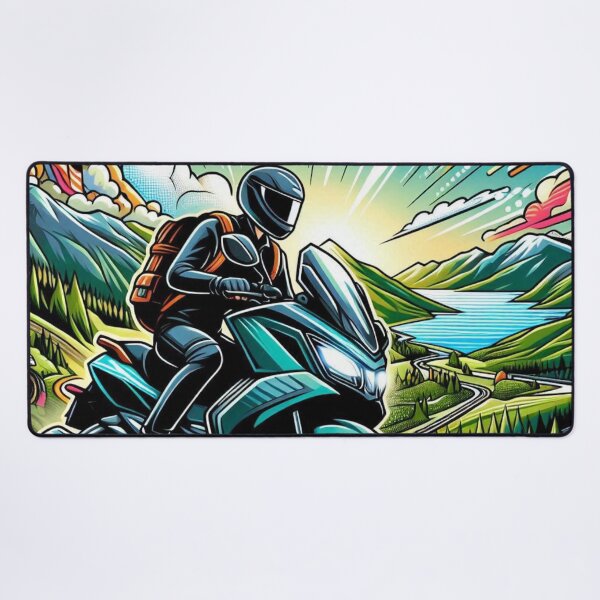 Item preview, Matic Motorbike Touring Adventure AI Art – Ideal for Bikers, Road Trip Lovers & Travel-Themed Clothing and Accessories designed and sold by knalpot-design.