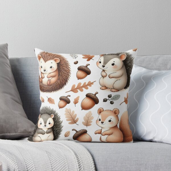 Artikelvorschau, Kleine Igel und Eichhörnchen in süßen Posen entworfen und verkauft von Designer667.