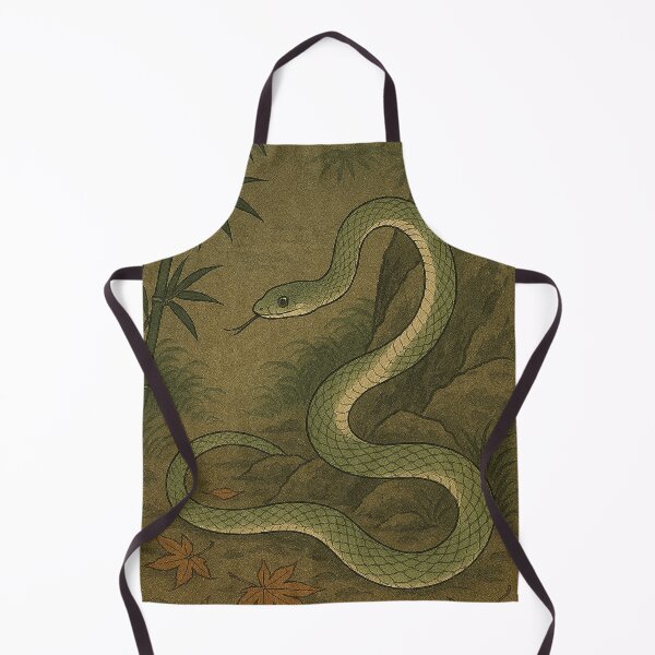 Item preview, Japanese Rat Snake in Bamboo – Woodblock Style designed and sold by TidalEchoes.