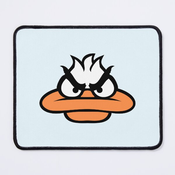 Item preview, Duck looks funny angry mean look aggressive fun designed and sold by shirt-o-mat.