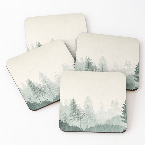 Item preview, Scandinavian Abstract Forest of Trees 3 designed and sold by SparroCreative.