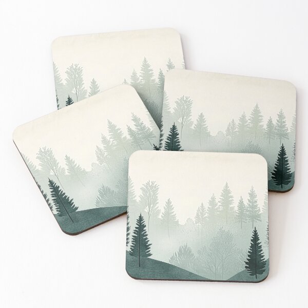Item preview, Scandinavian Abstract Forest of Trees 4 designed and sold by SparroCreative.