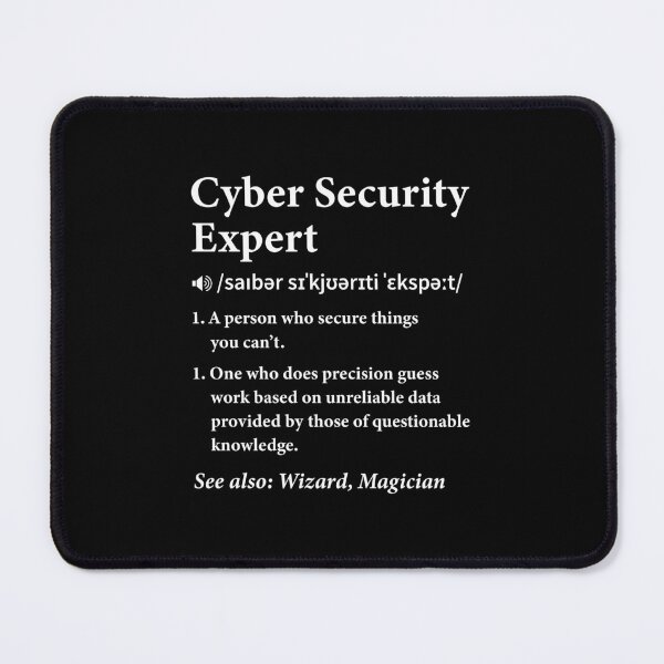 Item preview, Cyber Security Expert Dictionary Definition designed and sold by DexertimaArt.