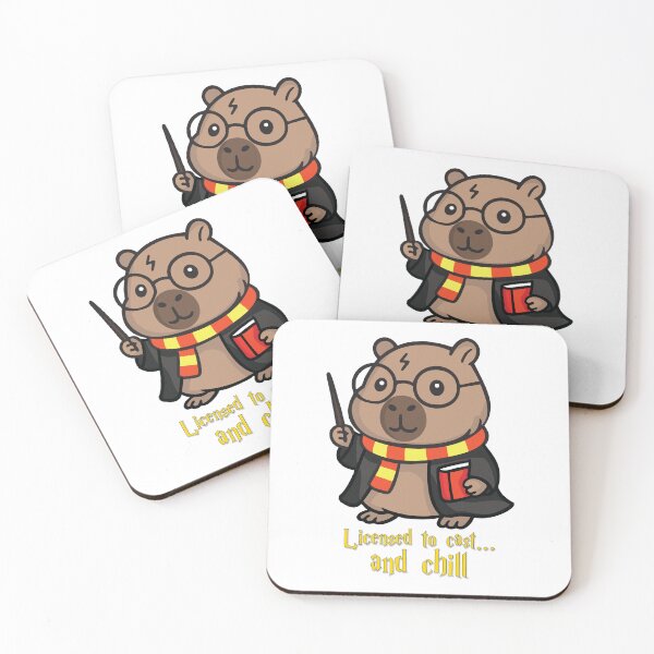 Item preview, Licensed to Cast... and Chill – Capybara Wizard Parody designed and sold by imaginariun.