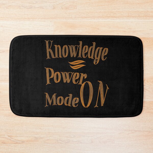 Item preview, Knowledge = Power Mode ON designed and sold by Design_Your_Day.