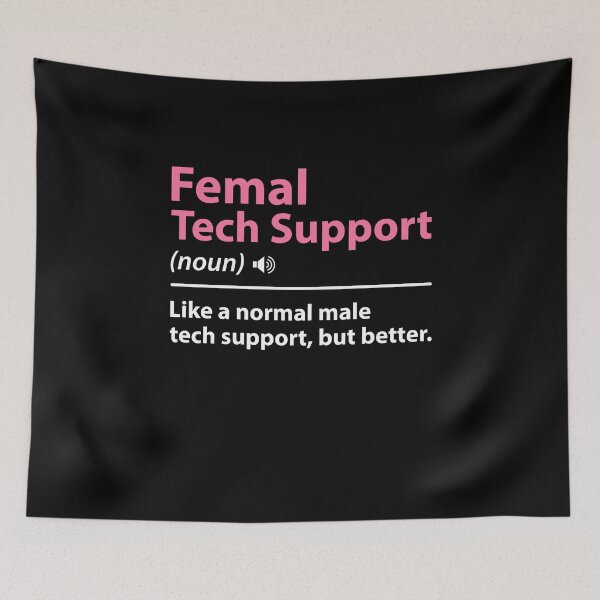 Item preview, Female Tech Support Definition designed and sold by DexertimaArt.