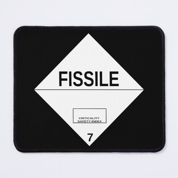 Item preview, Radioactive Materials Transport Sign Fissile designed and sold by The-Inner-Light.