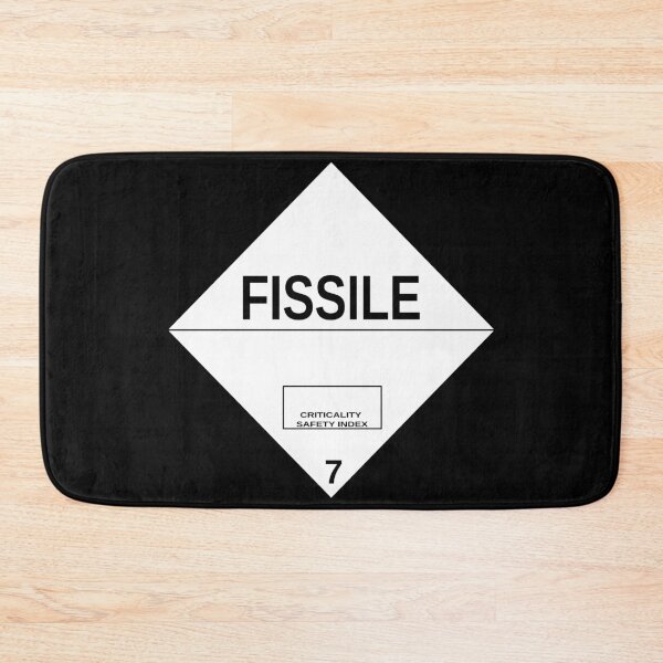 Item preview, Radioactive Materials Transport Sign Fissile designed and sold by The-Inner-Light.