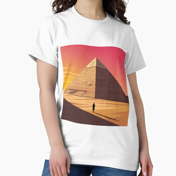 Aperçu de l'œuvre sous les pyramides créée et vendue par Bagueddy.