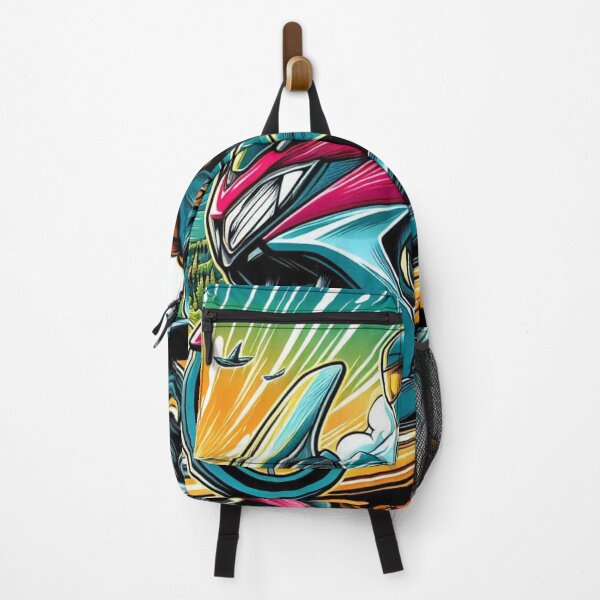 Item preview, Fun Touring Trip on Matic Motorbike AI Art – Perfect for Riders, Adventure Seekers & Motorbike Travel Accessories designed and sold by knalpot-design.