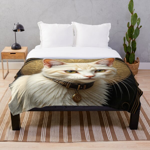 Item preview, Feline Elegance: Art Deco Stylized Cat Portrait designed and sold by semenol.