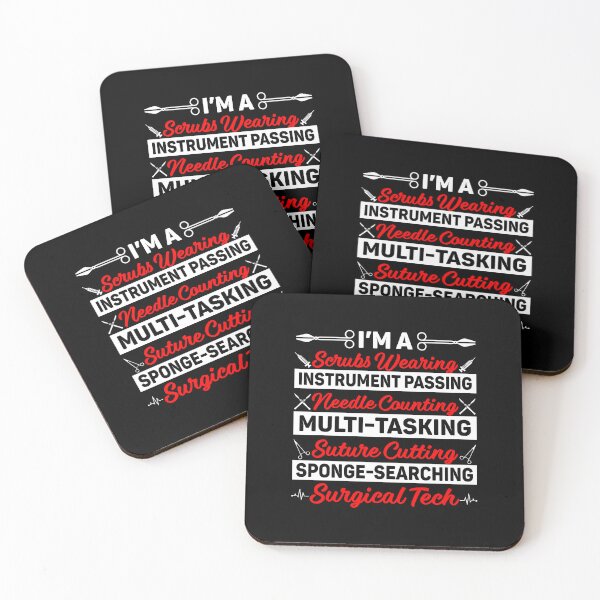 Item preview, Surgical Techs Technician Men Women Saying designed and sold by DexertimaArt.