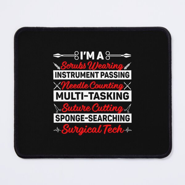 Item preview, Surgical Techs Technician Men Women Saying designed and sold by DexertimaArt.