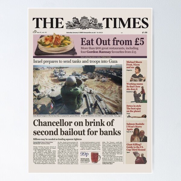 Item preview, Bitcoin The Times designed and sold by CyberRex.