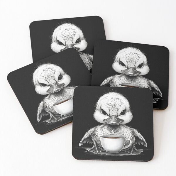 Item preview, Duckling, Grumpy until Caffeinated  designed and sold by Lhdigitaldesign.