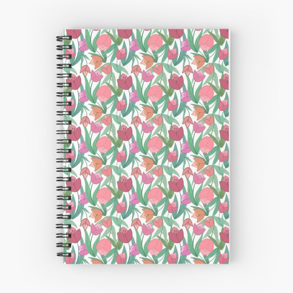 Item preview, Watercolor Tulip pattern- white background  designed and sold by Floralfusion.