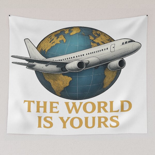 Item preview, The World Is Yours – Embrace the Journey designed and sold by SoulPrints by Beata.