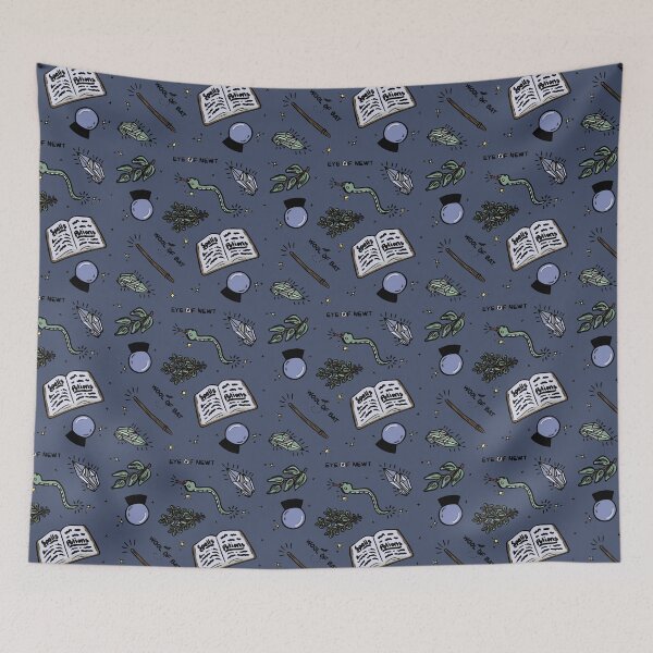 Item preview, Spring Witch Blue designed and sold by Curious Moon Designs.