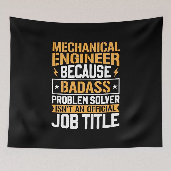Item preview, Mechanical Engineer Because Badass Problem Solver designed and sold by DexertimaArt.