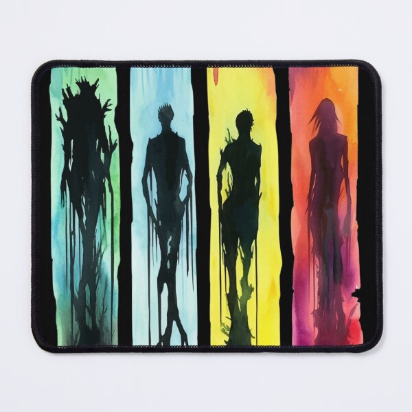Item preview, Watercolor Brushstroke Zombie Horror Shadows designed and sold by The Mad Muffin.