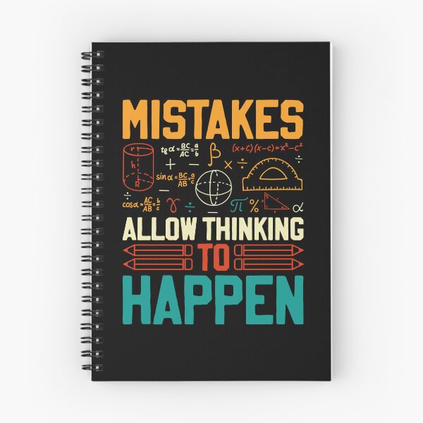 Item preview, Mistakes Allow Thinking To Happen Funny Math Back To School designed and sold by DexertimaArt.