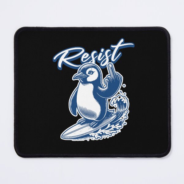 Item preview, PENGUIN RESISTANCE - RESIST TO TARIFFS designed and sold by justyna-s28.
