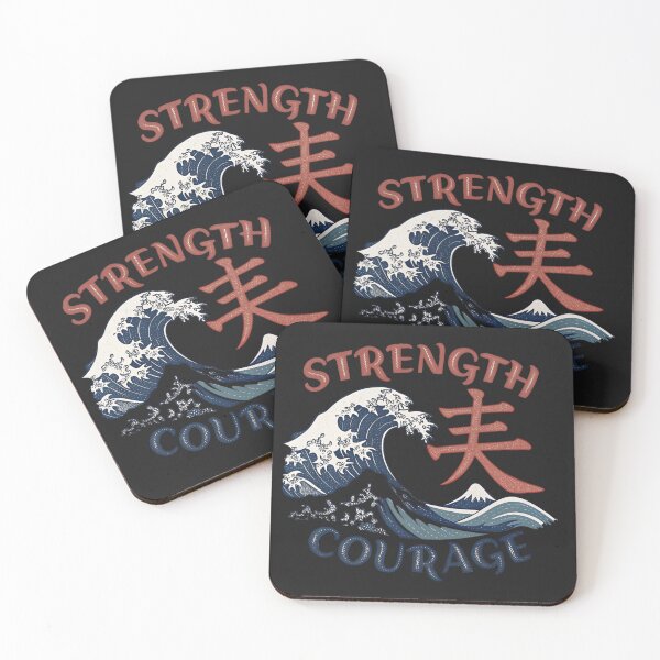 Item preview, Wave of Strength and Courage designed and sold by MindlinePrints.