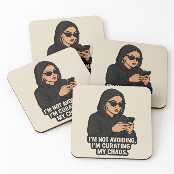 Item preview, Drama & Glamour - "Curating my Chaos" meme designed and sold by Kampendesigns.