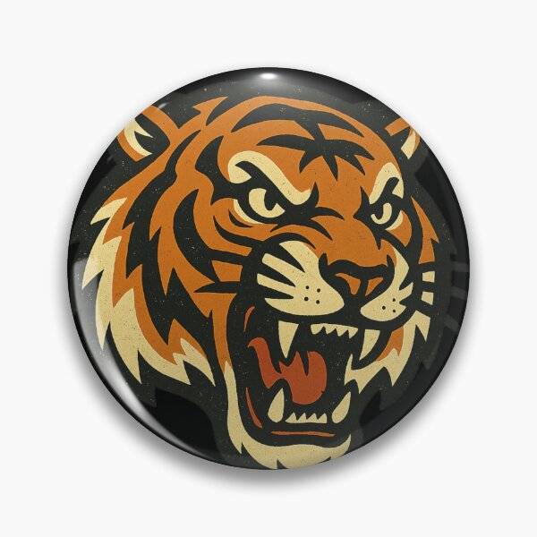 Item preview, Roaring Wild Tiger Wild Big Cat Attack Big Cat Jungle Nature Oriental Strips designed and sold by Cr320.