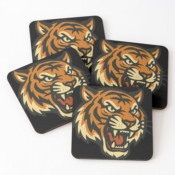 Item preview, Roaring Wild Tiger Wild Big Cat Attack Big Cat Jungle Nature Oriental Strips designed and sold by Cr320.
